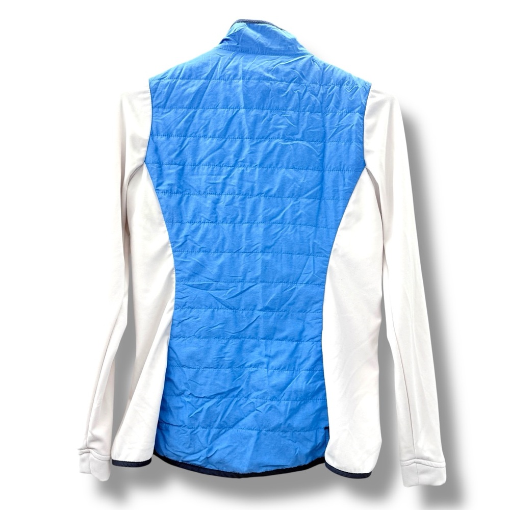 Peter Millar Lizzie Blue White Hybrid Vest Jacket Women’s Size XS Lightweight - Picture 2 of 8